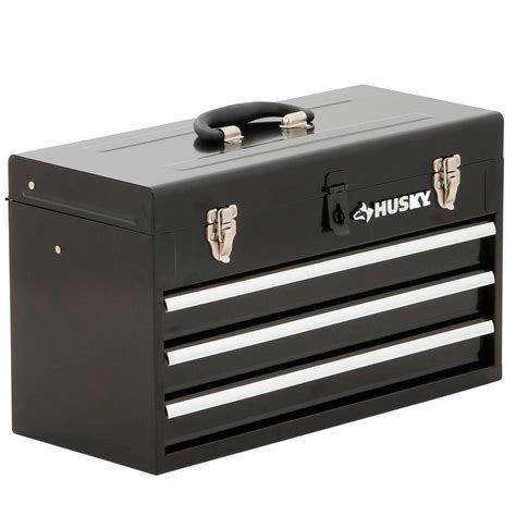 husky red metal tool box|husky 20 inch tool box.